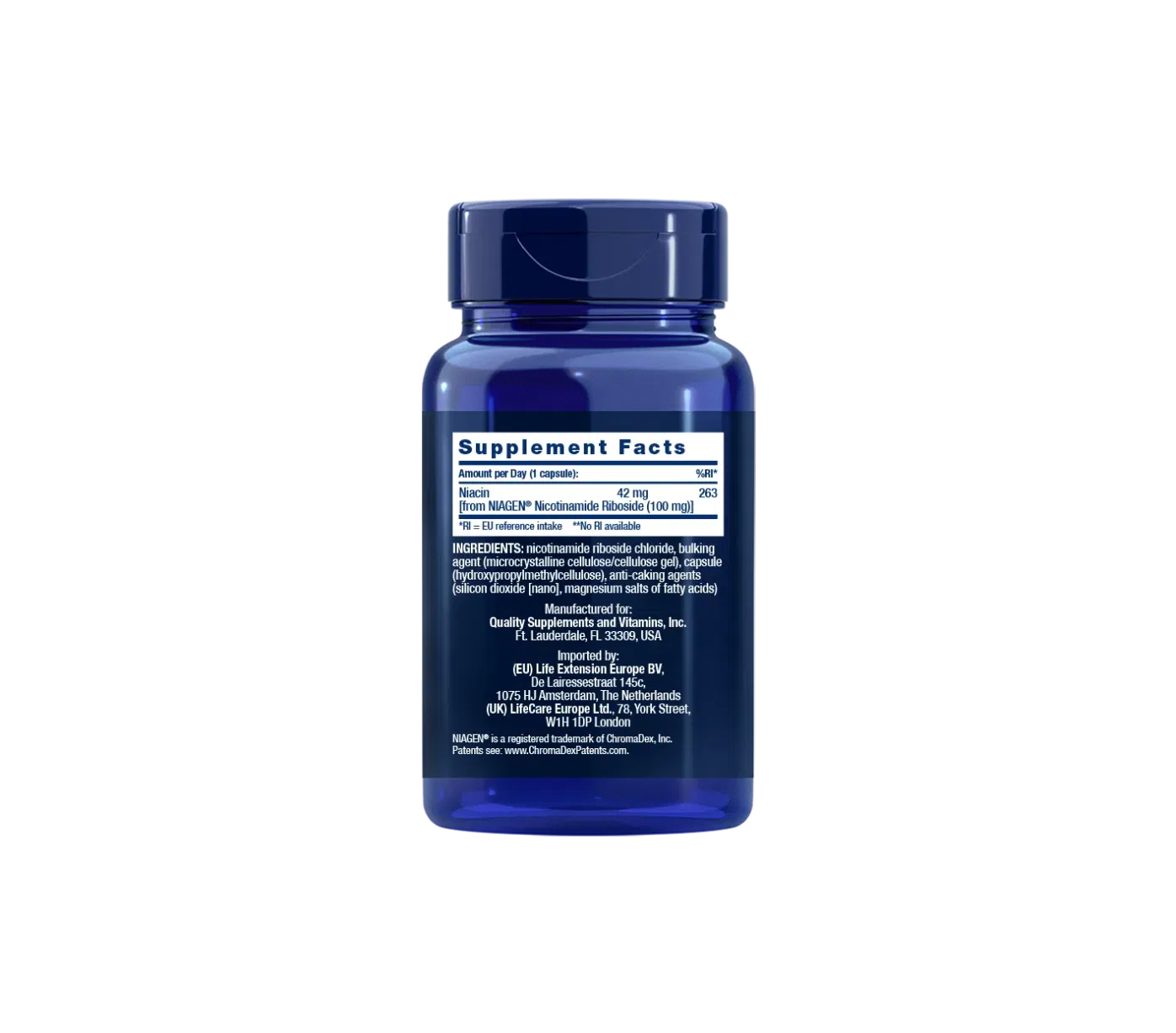 NAD+ Cell Formula, 100 mg EU