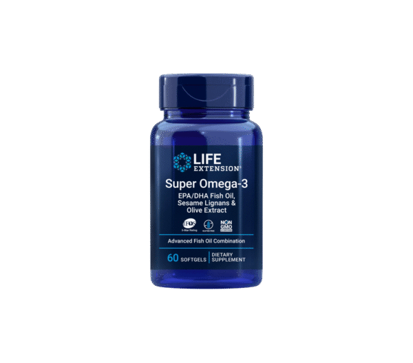 Super Omega-3 EPADHA with Sesame Lignans & Olive Extract 60, EU