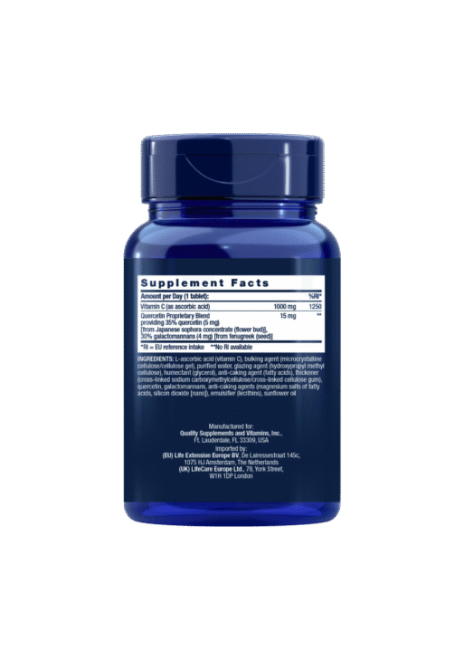 Vitamin C and Quercetin, 60 tabs, EU